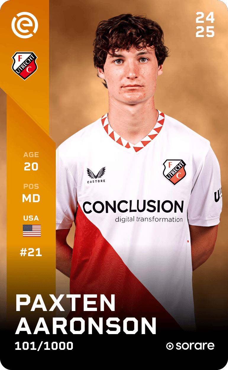 Paxten Aaronson 2024-25 • Limited 101/1000