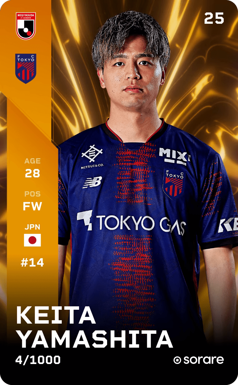 Keita Yamashita 2025-26 • Limited 4/1000