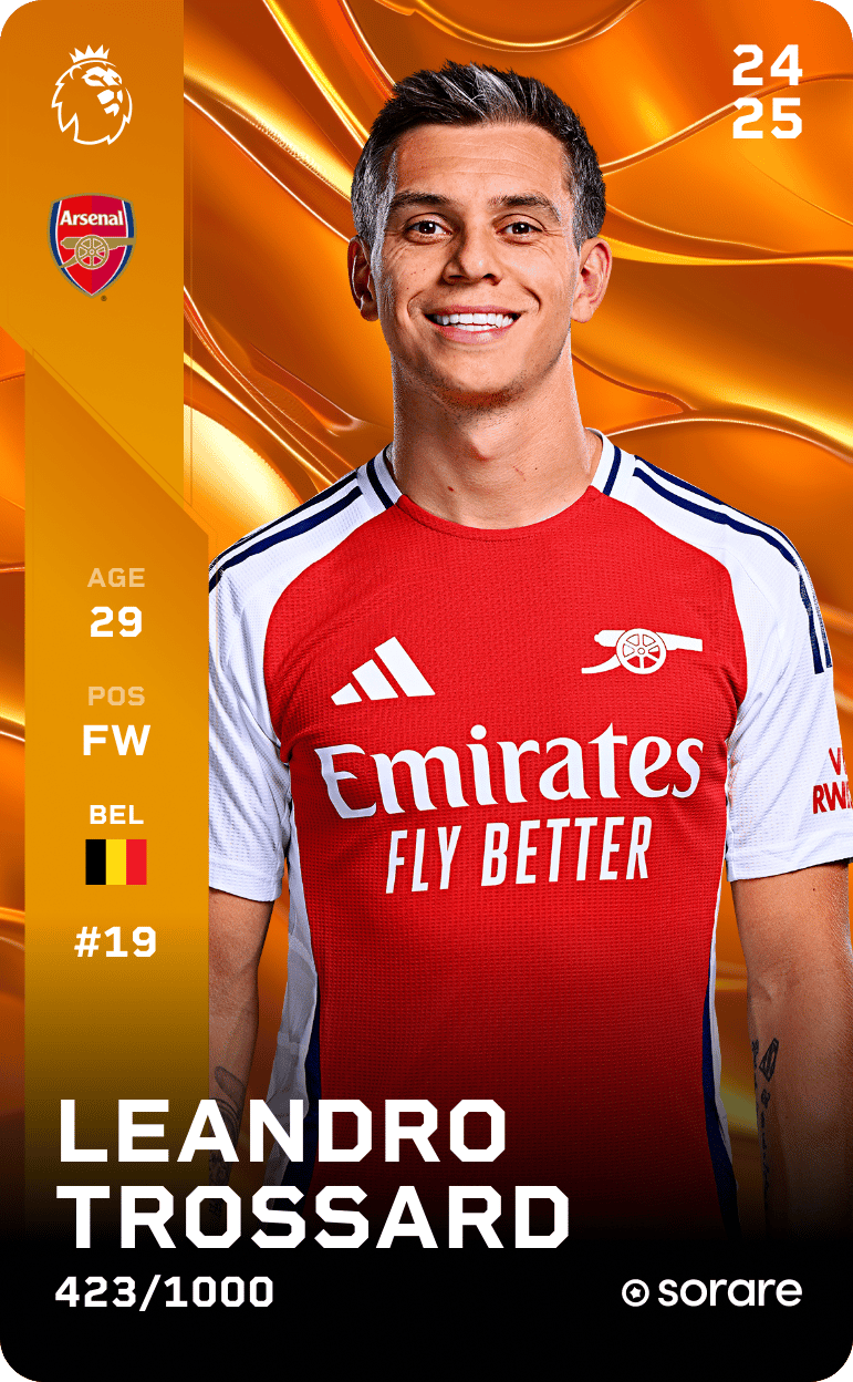 Leandro Trossard 2024-25 • Limited 423/1000