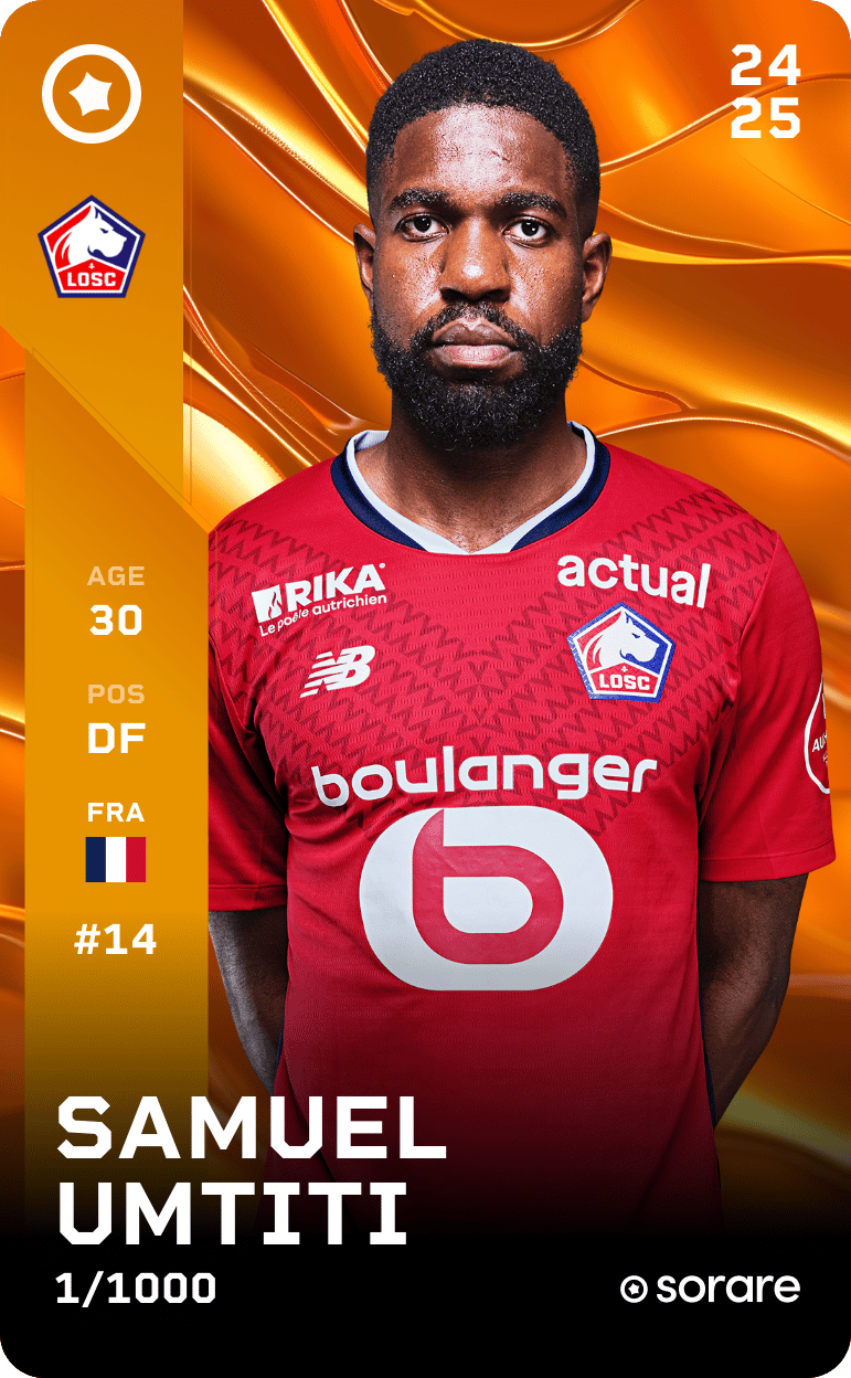Samuel Umtiti 2024-25 • Limited 1/1000