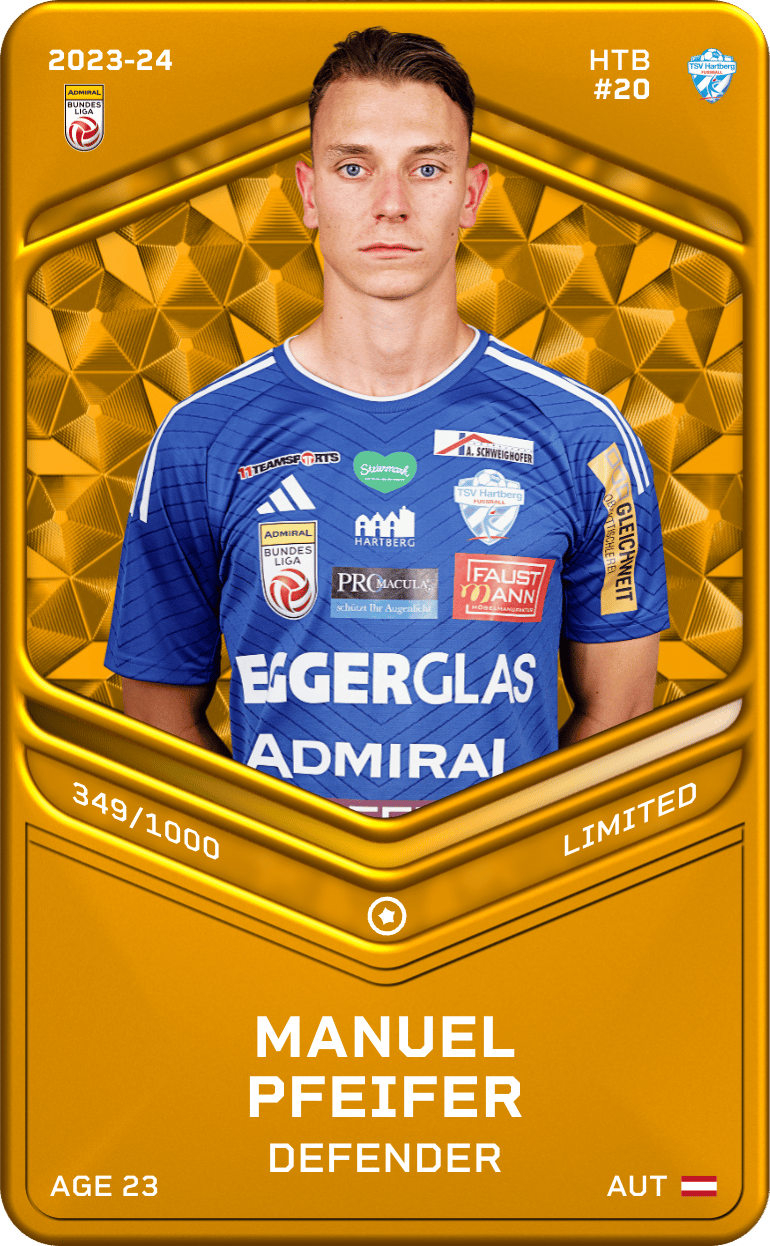 Manuel Pfeifer 2023-24 • Limited 349/1000