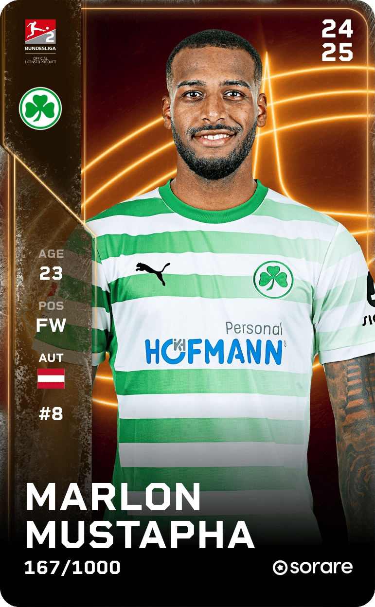 Marlon Mustapha 2024-25 • Limited 167/1000