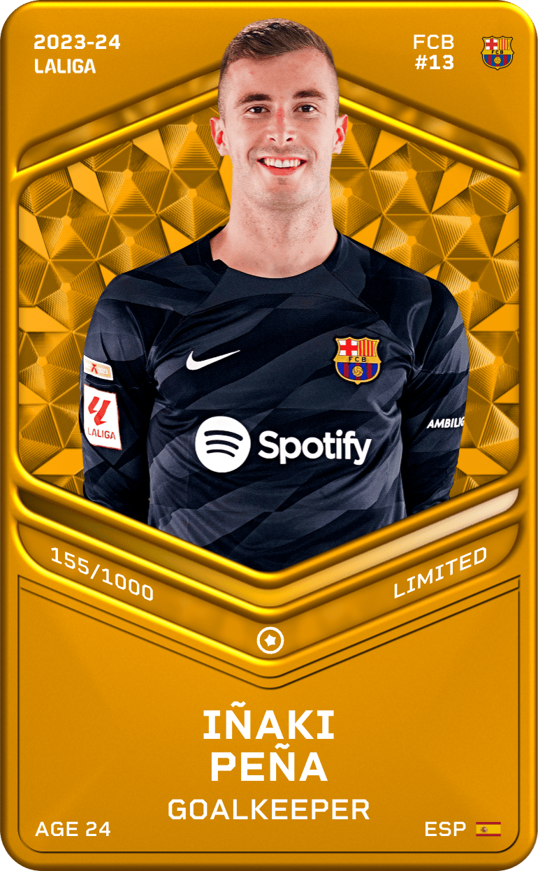 Iñaki Peña 2023-24 • Limited 155/1000