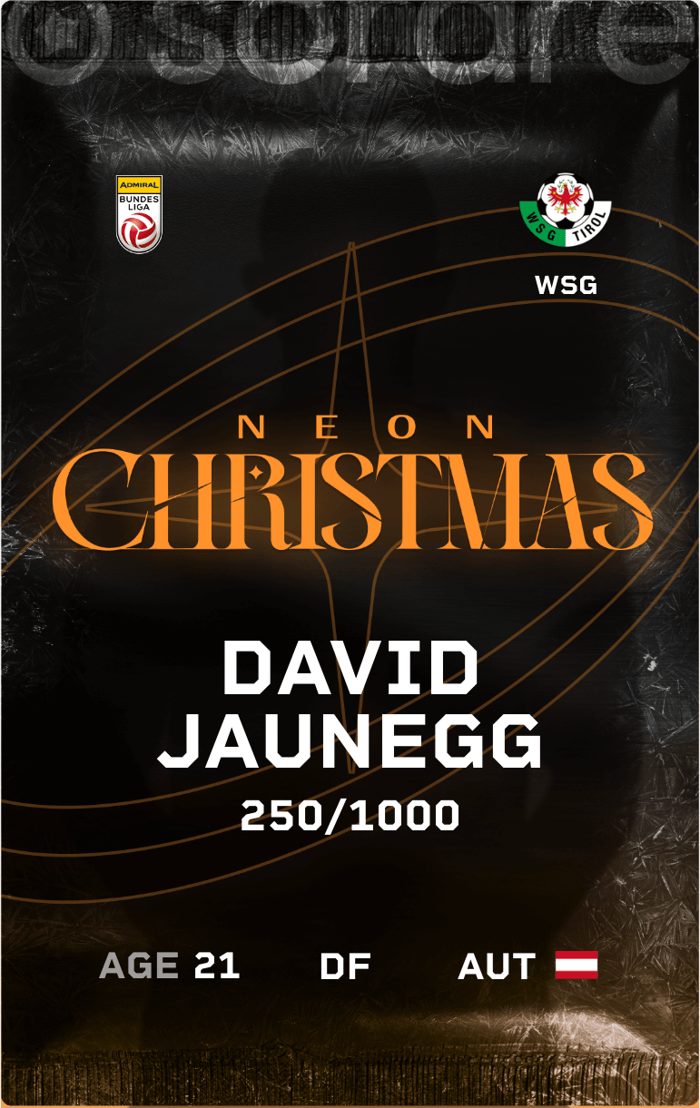 David Jaunegg 2024-25 • Limited 250/1000