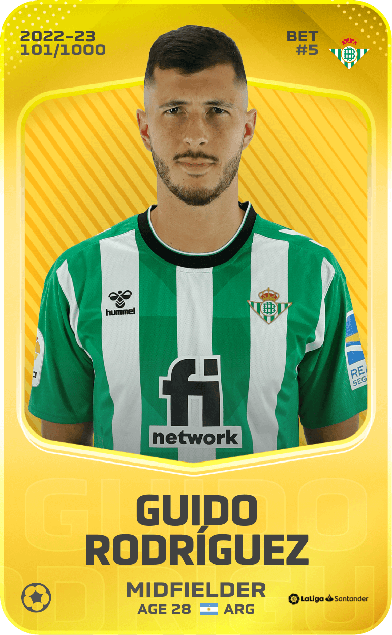 Guido Rodríguez 2022-23 • Limited 101/1000