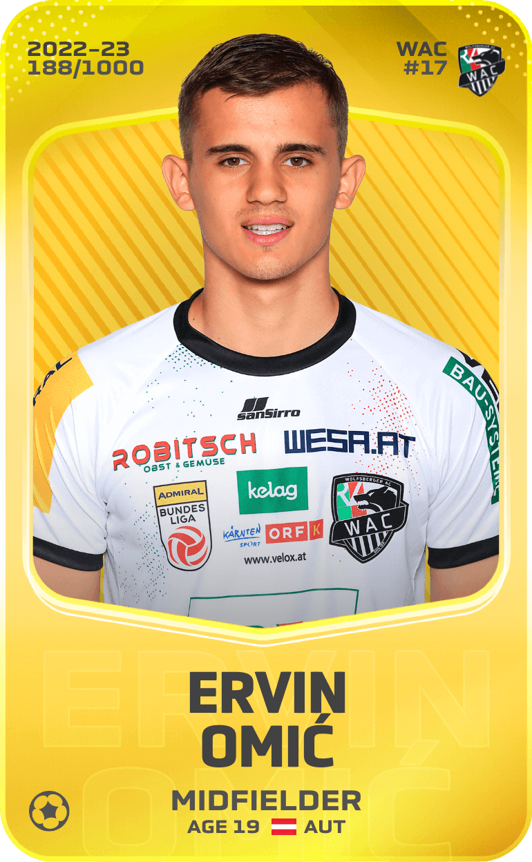 Ervin Omić 2022-23 • Limited 188/1000