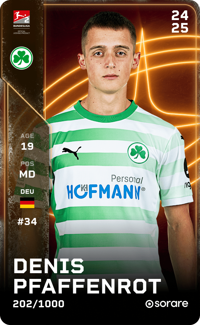 Denis Pfaffenrot 2024-25 • Limited 202/1000