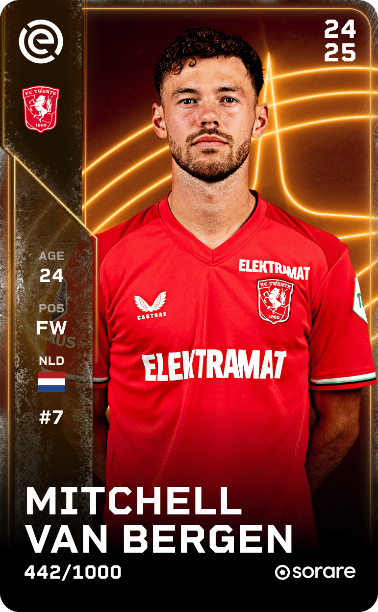 Mitchell van Bergen 2024-25 • Limited 442/1000