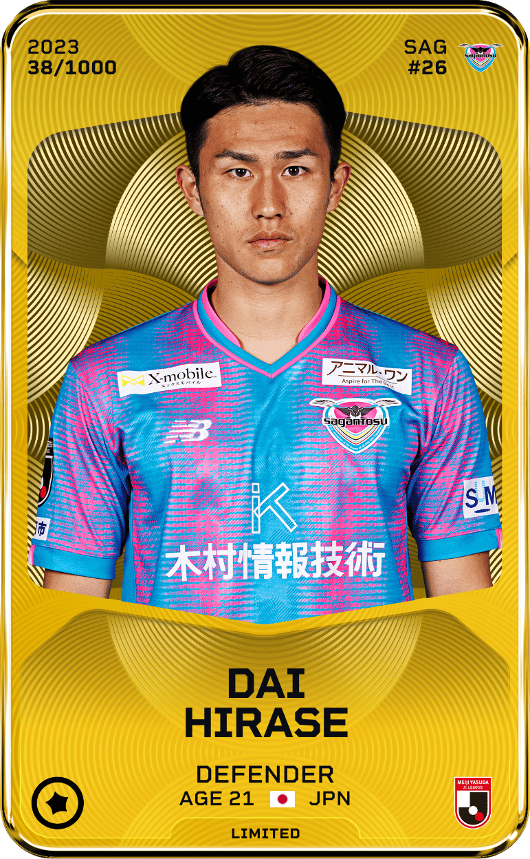 Dai Hirase 2023-24 • Limited 38/1000