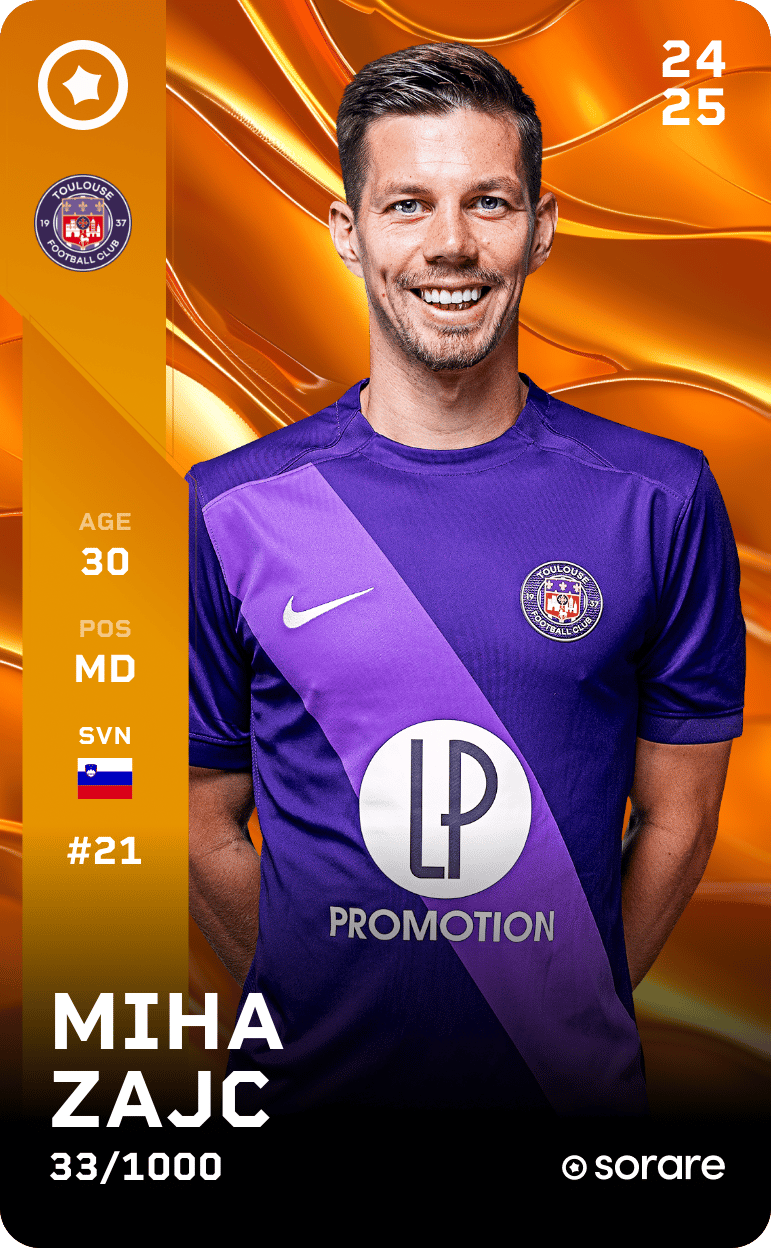 Miha Zajc 2024-25 • Limited 33/1000