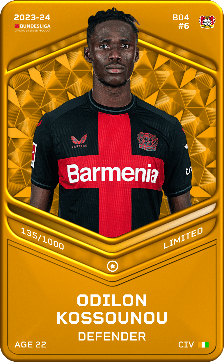Odilon Kossounou 2023-24 • Limited 135/1000