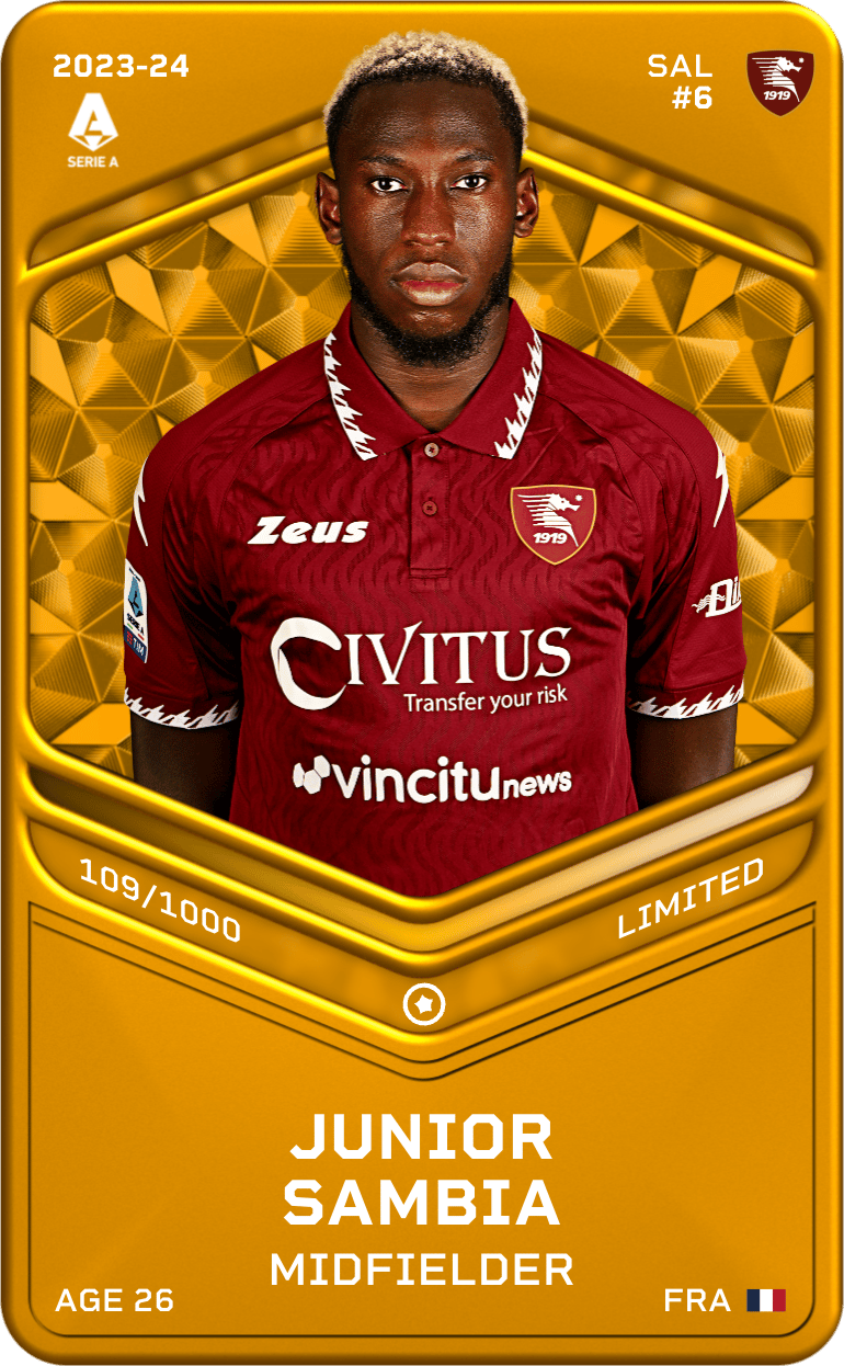 Junior Sambia 2023-24 • Limited 109/1000