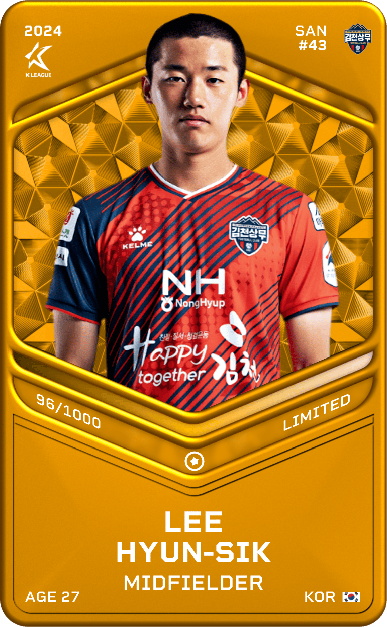 Lee Hyun-Sik 2024-25 • Limited 96/1000