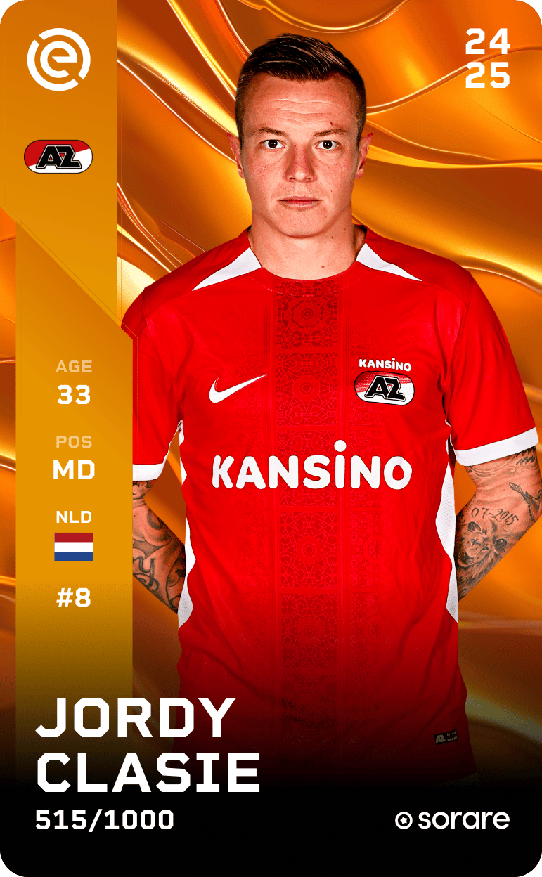 Jordy Clasie 2024-25 • Limited 515/1000