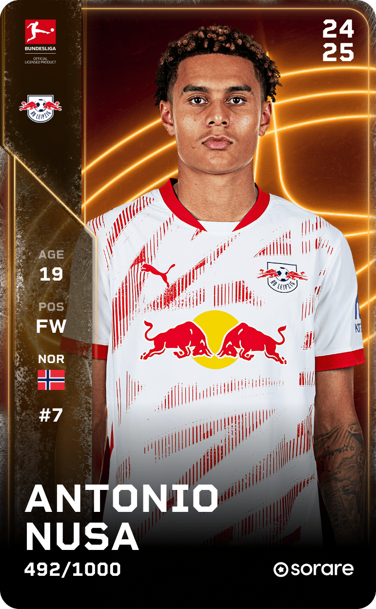 Antonio Nusa 2024-25 • Limited 492/1000