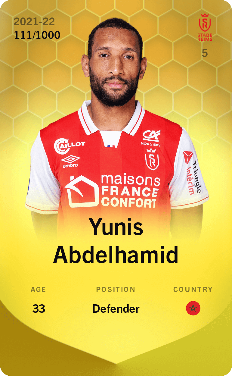 Yunis Abdelhamid 2021-22 • Limited 111/1000