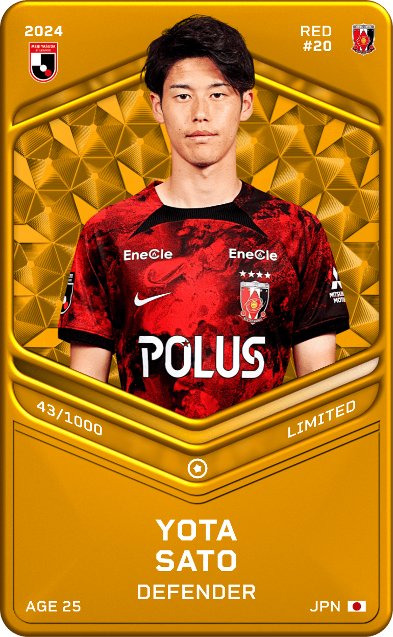 Yota Sato 2024-25 • Limited 43/1000