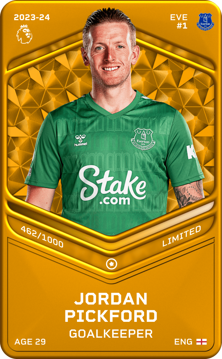 Jordan Pickford 2023-24 • Limited 462/1000
