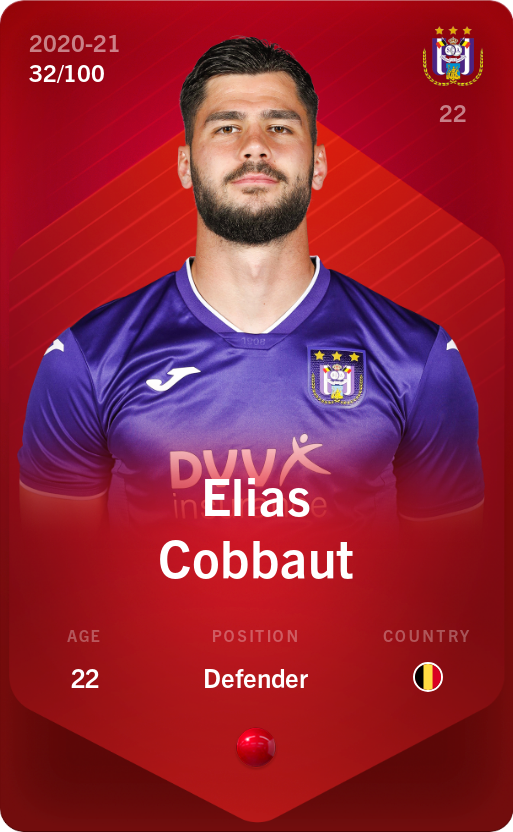 Sorare - Sorare Official - Elias Cobbaut 2020-21 • Rare 32/100 - NFT # 88217914970590215065588237906689165349033430343961267448661129537482003693153