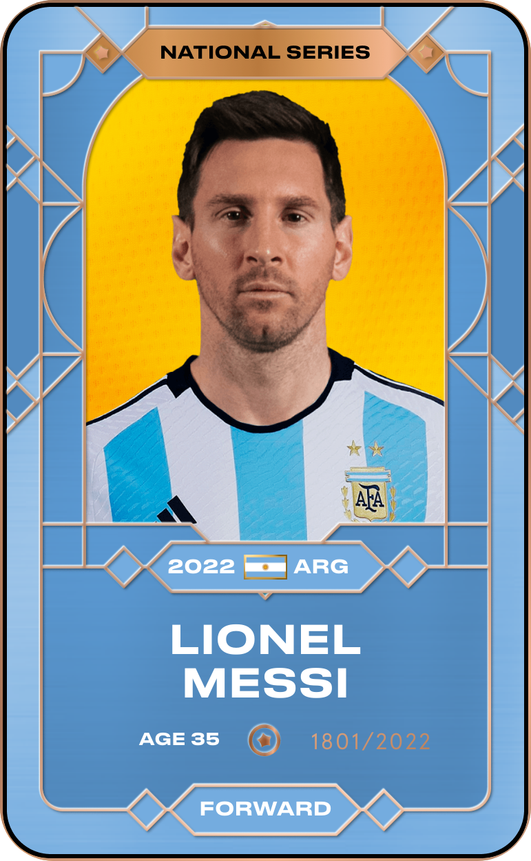 Lionel Messi 2022 • Custom Series 1801/2022