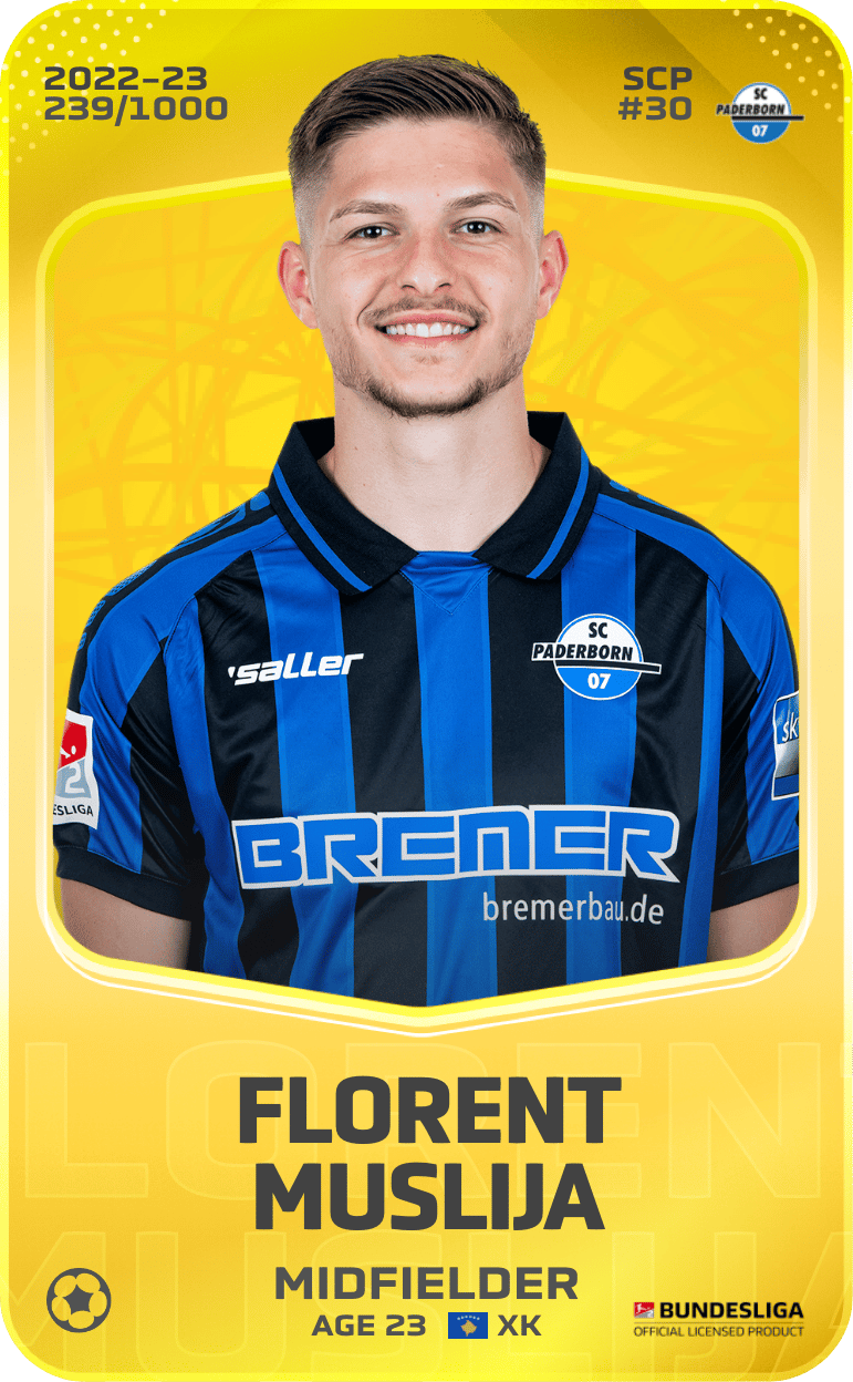 Florent Muslija 2022-23 • Limited 239/1000