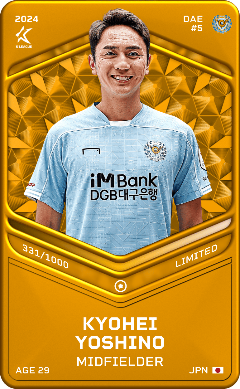 Kyohei Yoshino 2024-25 • Limited 331/1000