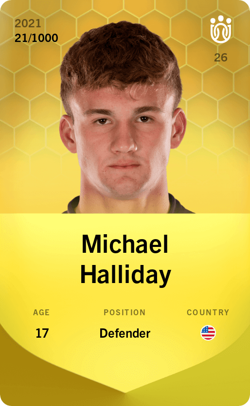 Michael Halliday 2021-22 • Limited 21/1000
