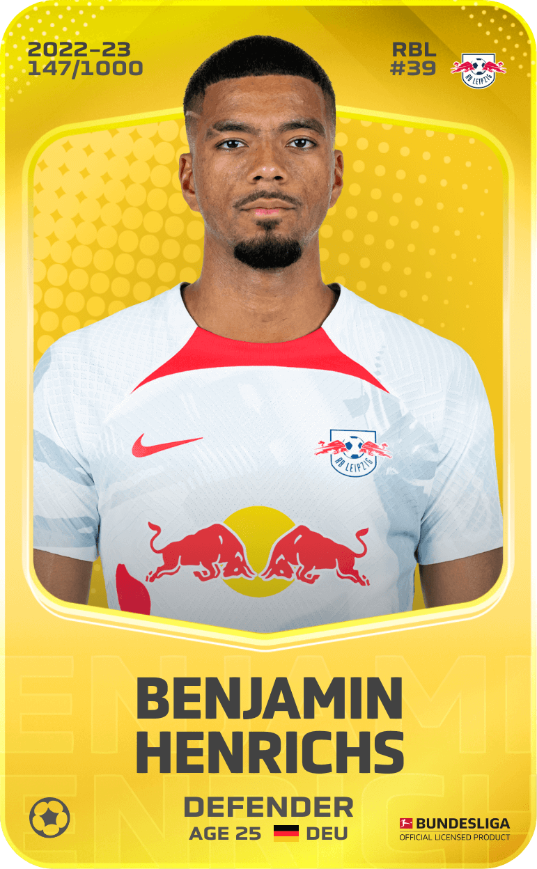 Benjamin Henrichs 2022-23 • Limited 147/1000