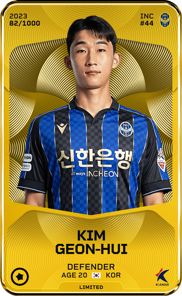Kim Geon-Hui 2023-24 • Limited 82/1000