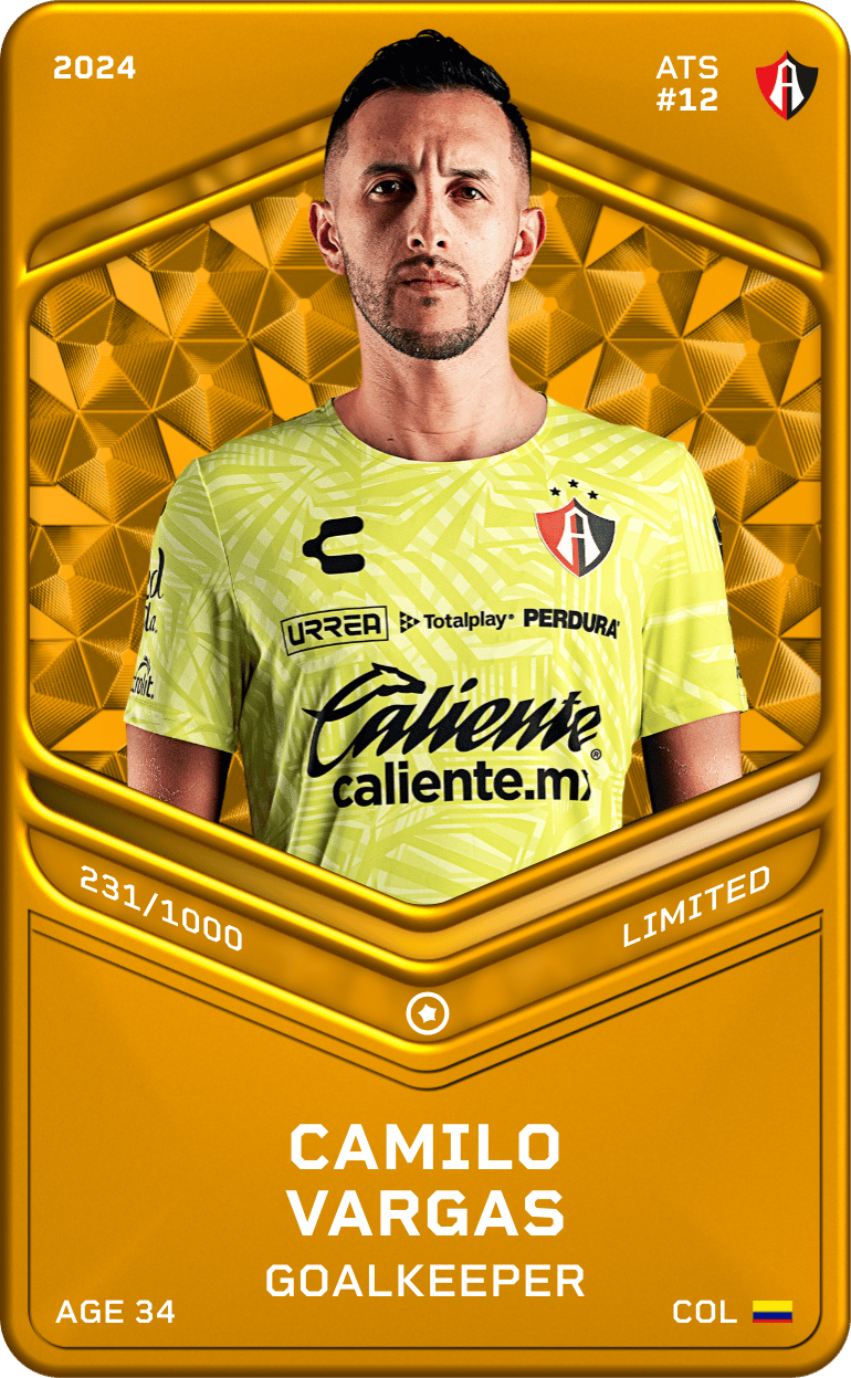 Camilo Vargas 2024-25 • Limited 231/1000
