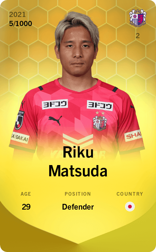 Riku Matsuda 2021-22 • Limited 5/1000
