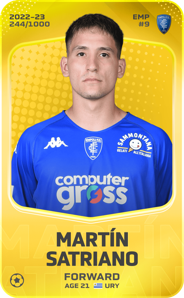 Martín Satriano 2022-23 • Limited 244/1000