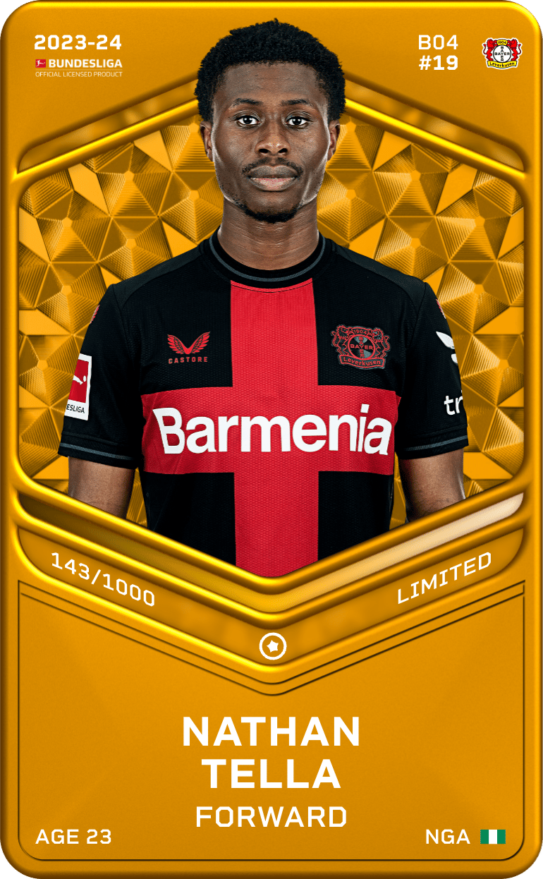 Nathan Tella 2023-24 • Limited 143/1000