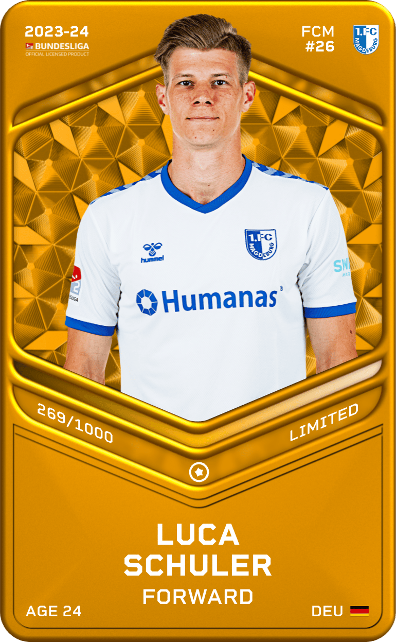 Luca Schuler 2023-24 • Limited 269/1000