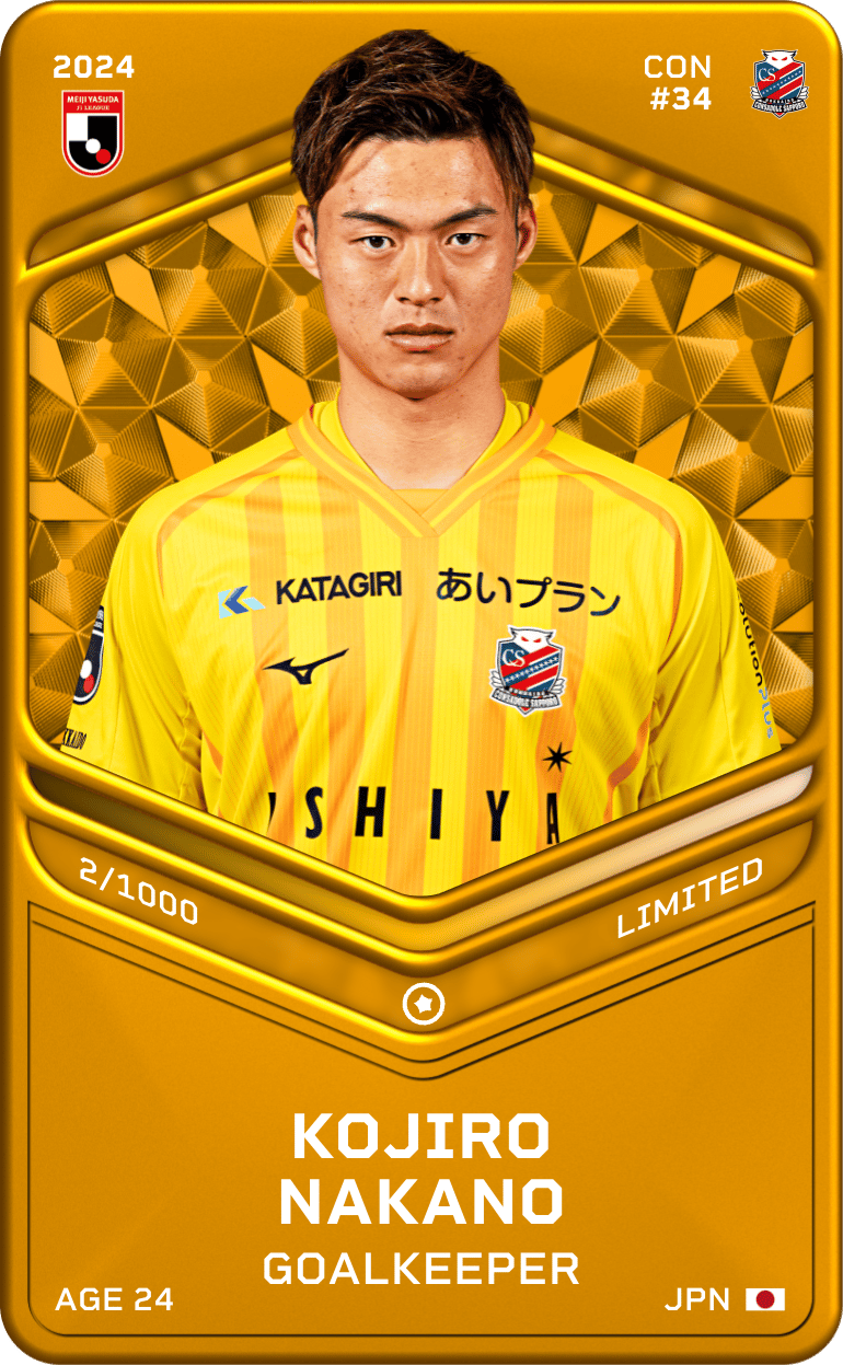 Kojiro Nakano 2024-25 • Limited 2/1000