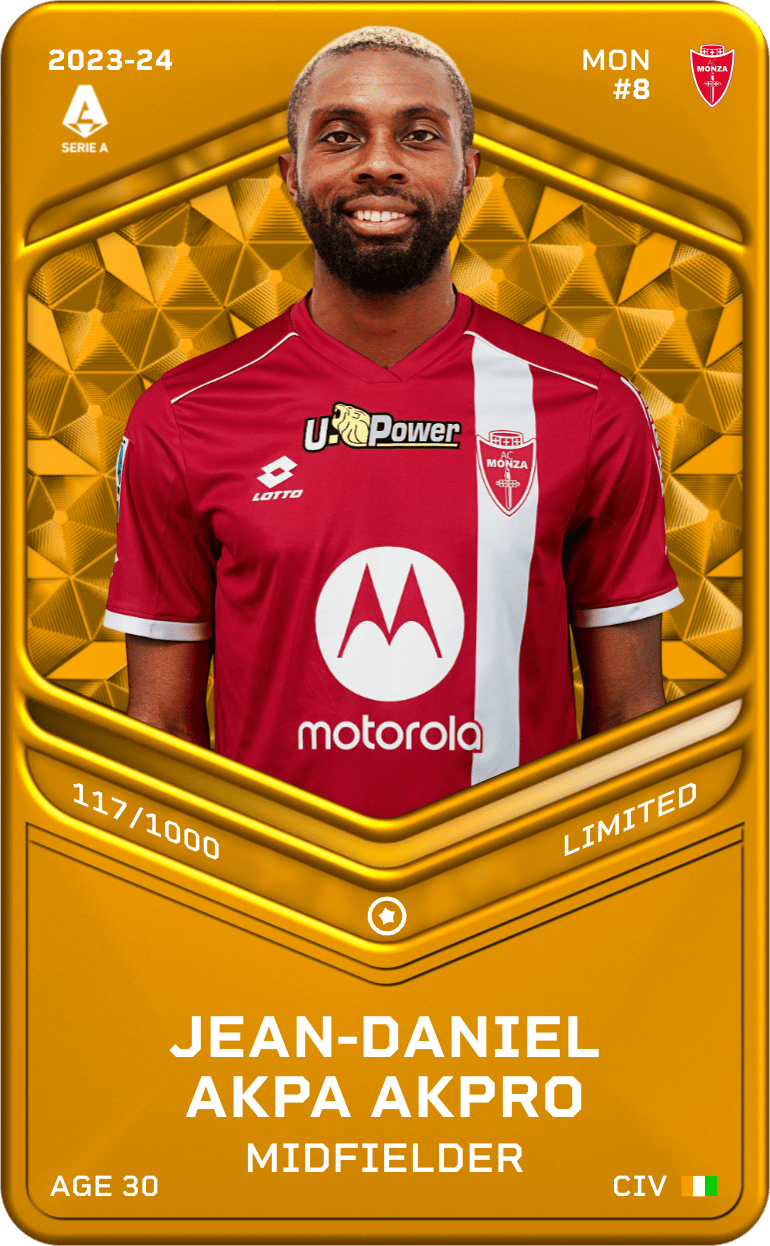 Jean-Daniel Akpa Akpro 2023-24 • Limited 117/1000