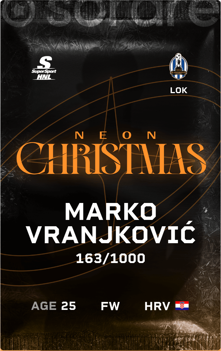 Marko Vranjković 2024-25 • Limited 163/1000