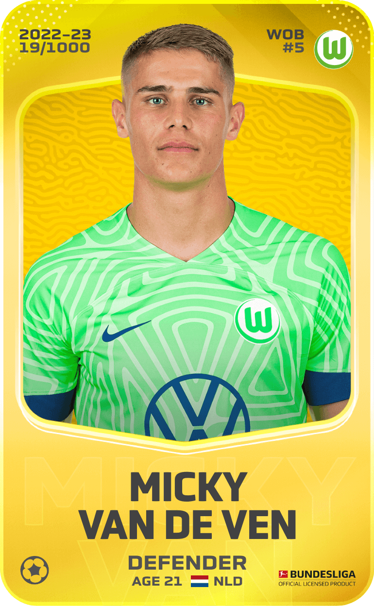 Micky van de Ven 2022-23 • Limited 19/1000