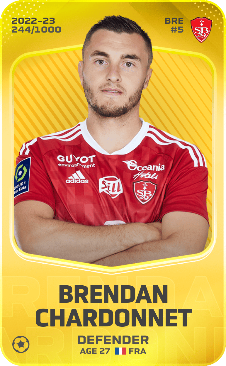Brendan Chardonnet 2022-23 • Limited 244/1000
