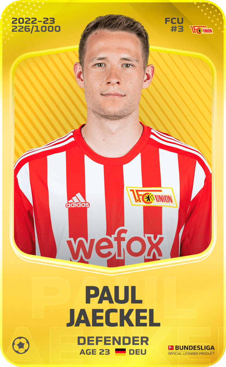Paul Jaeckel 2022-23 • Limited 226/1000