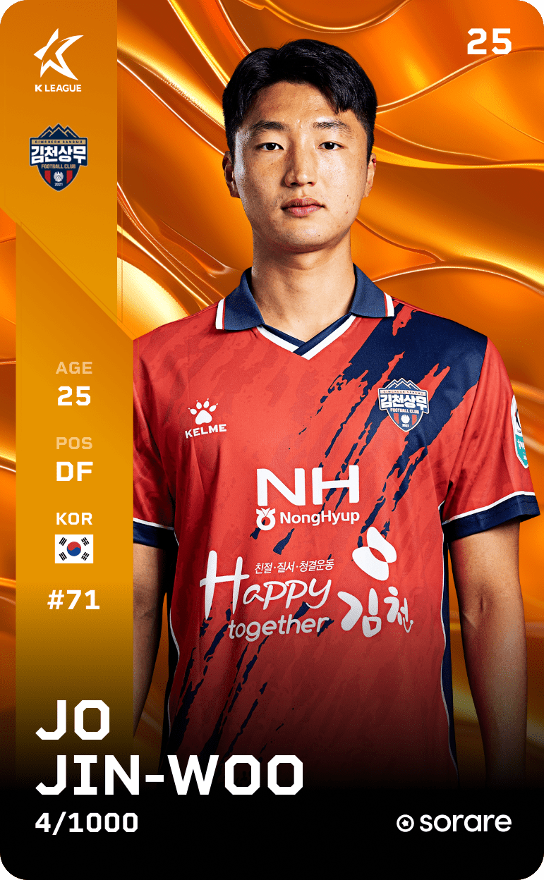 Jo Jin-woo 2025-26 • Limited 4/1000