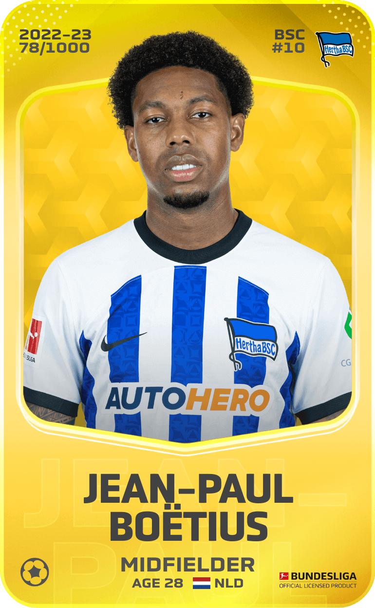 Jean-Paul Boëtius 2022-23 • Limited 78/1000
