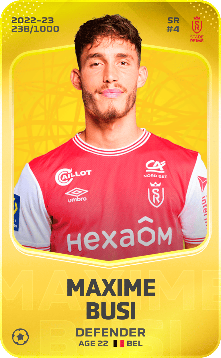 Maxime Busi 2022-23 • Limited 238/1000