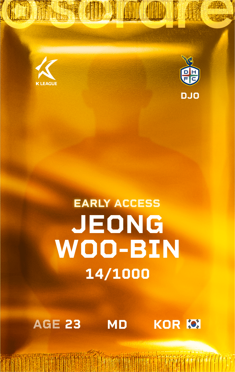 Jung Woo-Bin 2025-26 • Limited 14/1000