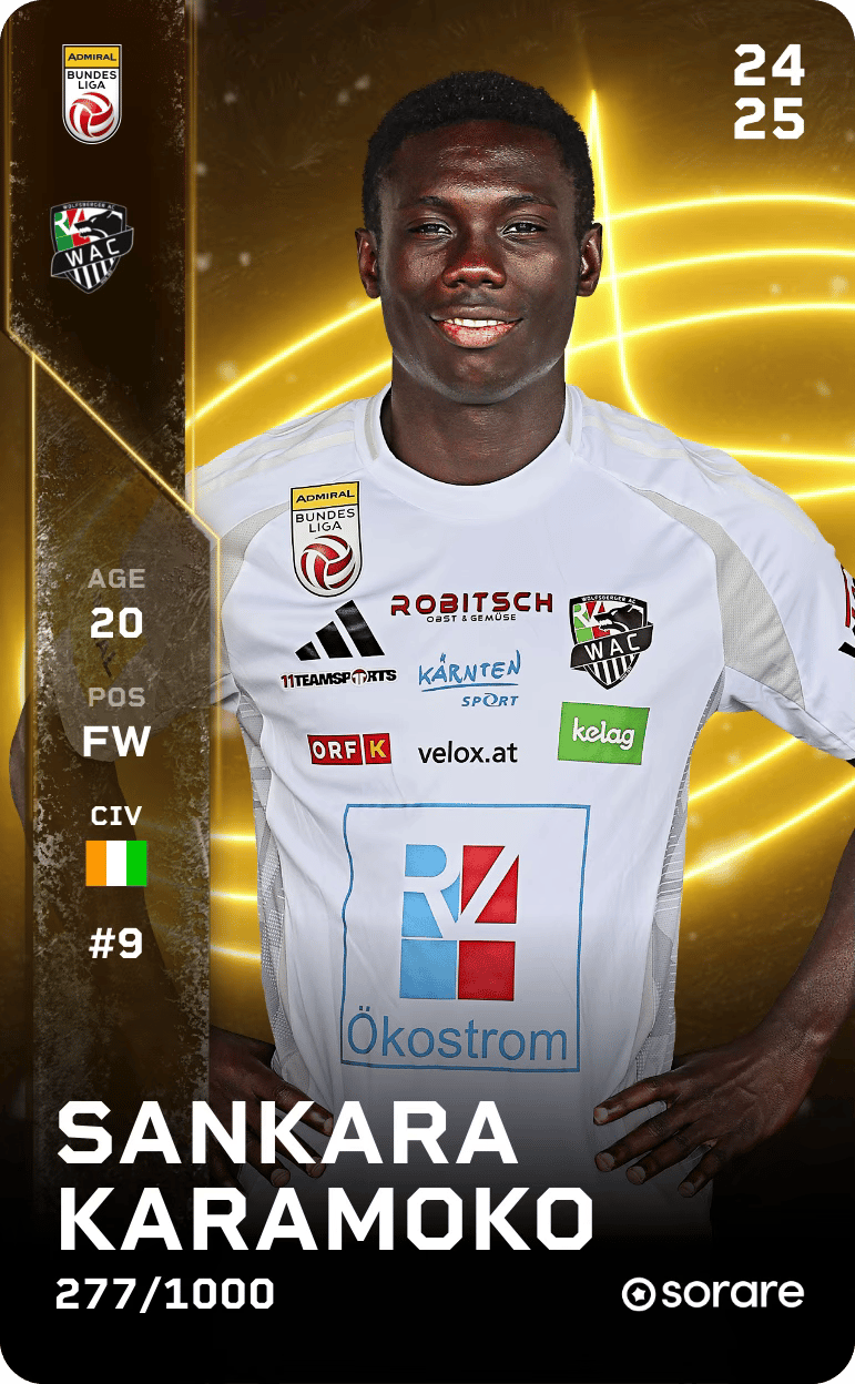 Sankara Karamoko 2024-25 • Limited 277/1000