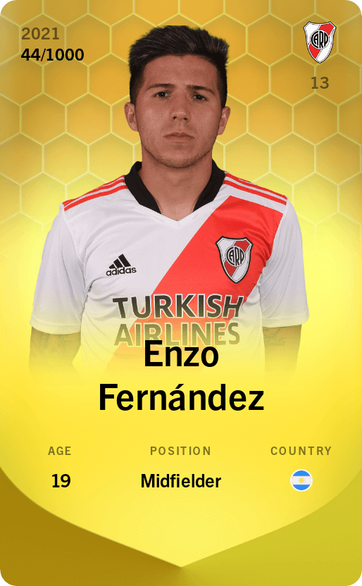 Enzo Fernández 2021-22 • Limited 44/1000