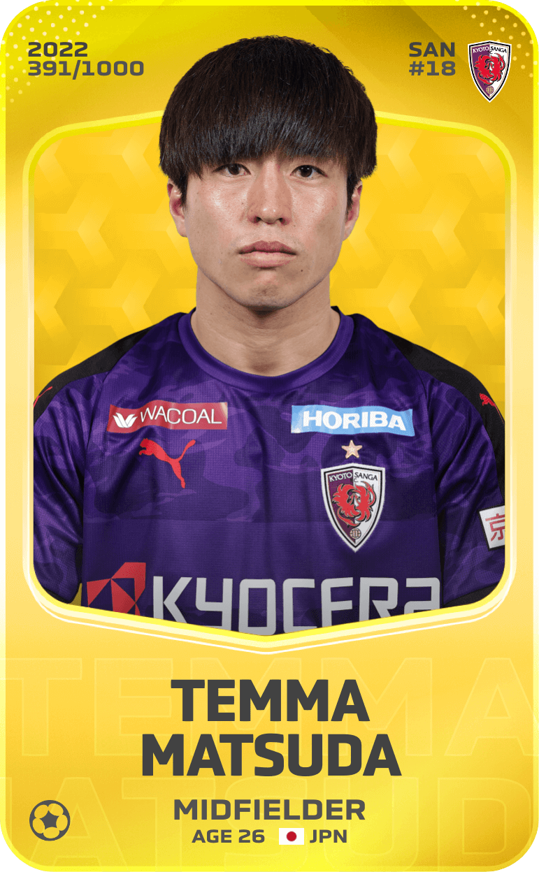 Temma Matsuda 2022-23 • Limited 391/1000