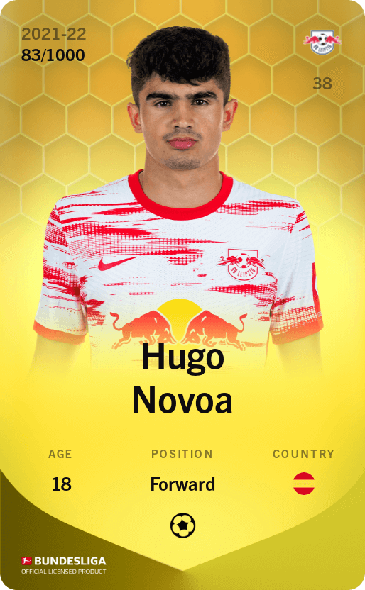 Hugo Novoa 2021-22 • Limited 83/1000