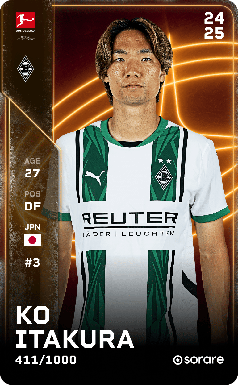 Ko Itakura 2024-25 • Limited 411/1000
