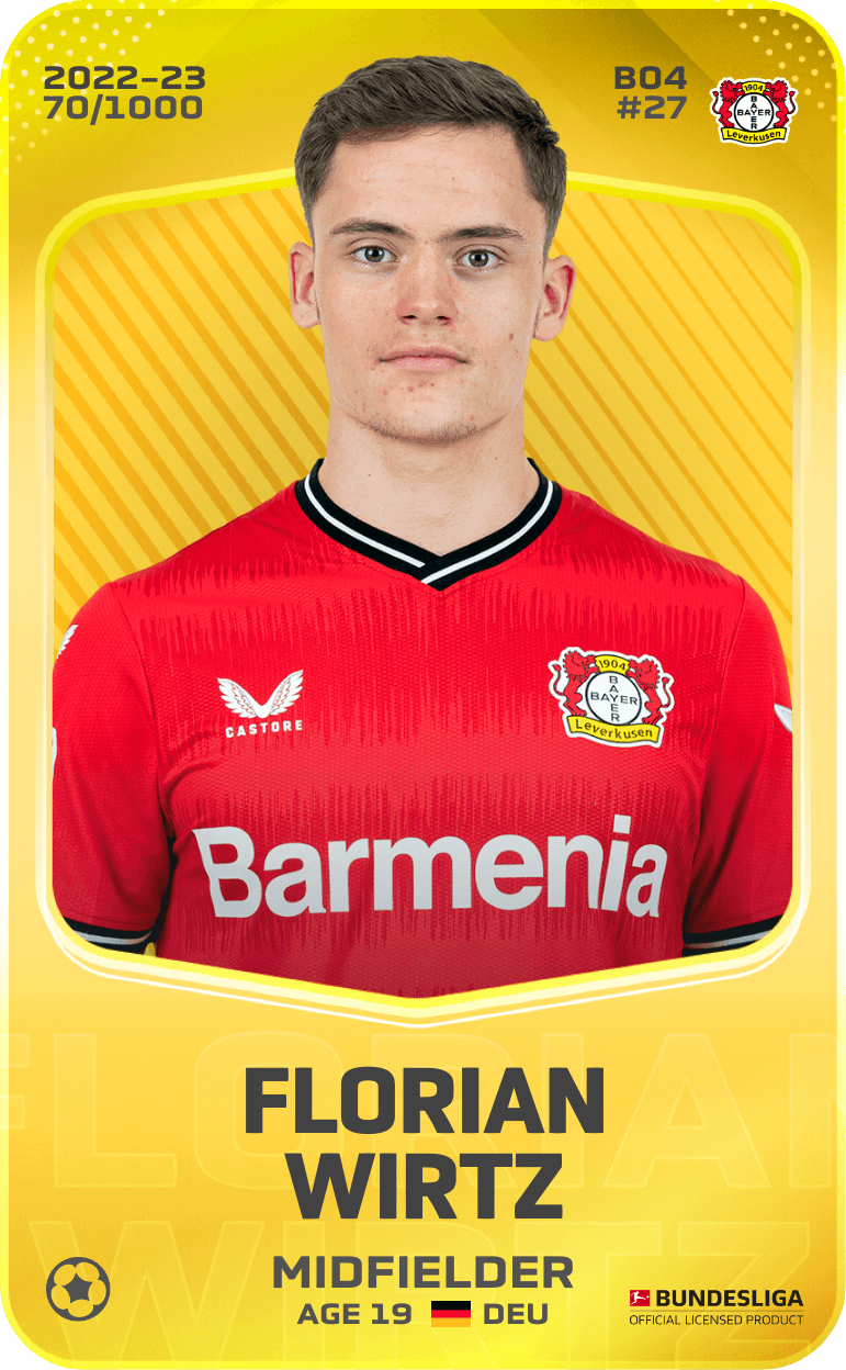 Florian Wirtz 2022-23 • Limited 70/1000